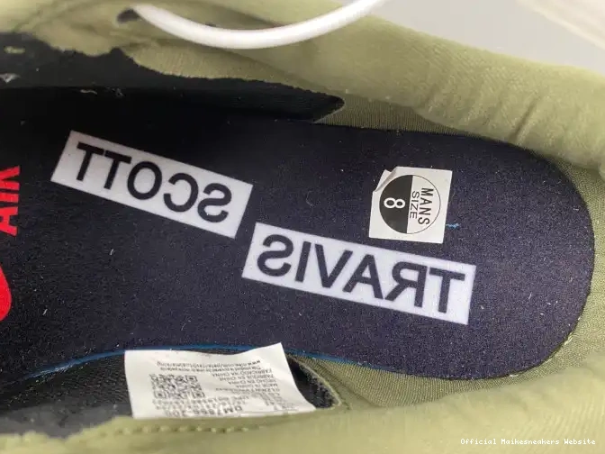 Official Maikesneakers X JORDAN 1 SCOTT AIR MEDIUM OG DM7866-200 LOW OLIVE TRAVIS 0529